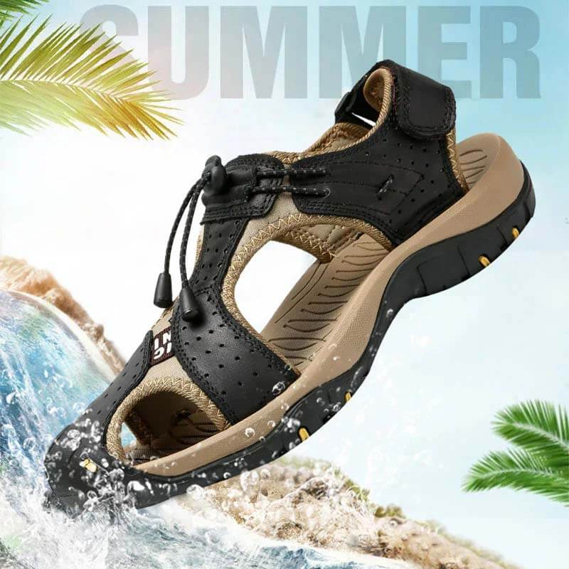 Sandales en cuir en cuir Chaussures de randonnée de randonnée