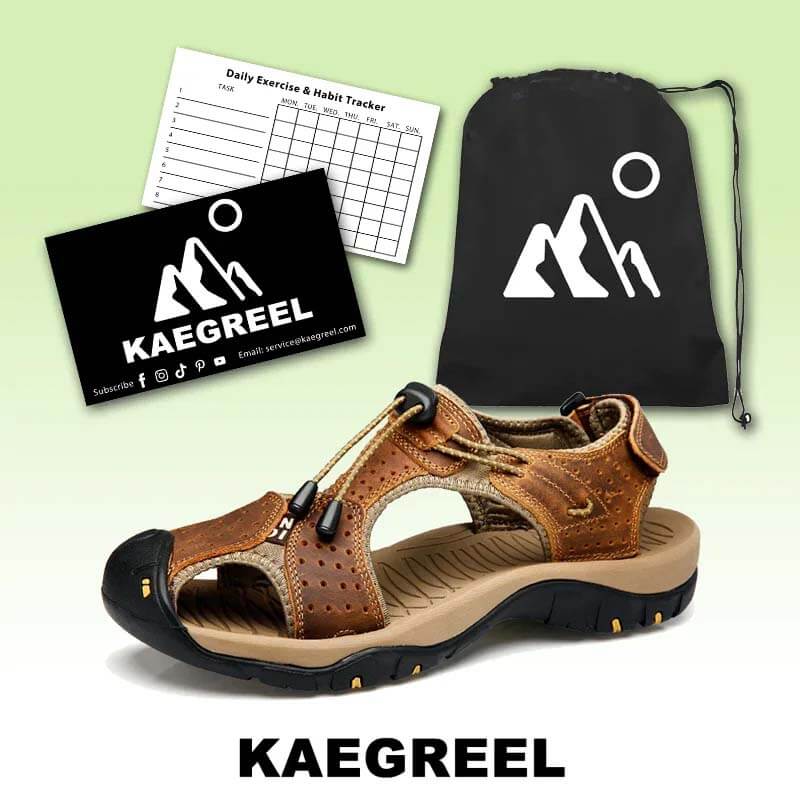 Sandales en cuir en cuir Chaussures de randonnée de randonnée