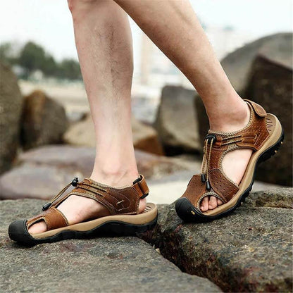 Sandales en cuir en cuir Chaussures de randonnée de randonnée