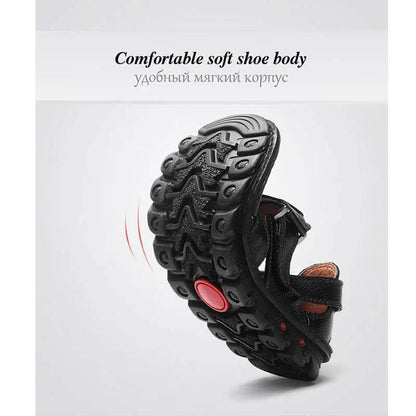 Hochwertige Sandalen aus Rindsleder für den Sommer im Freien, handgefertigte Herrensandalen, modische und bequeme Herren-Strandschuhe aus Leder