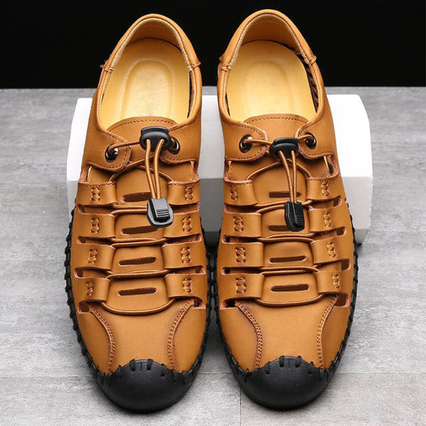 kaegreel handmade leather shoes sandals slippers 31349 brown