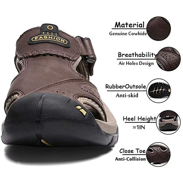 kaegreel handmade leather shoes sandals slippers 31406 dark brown