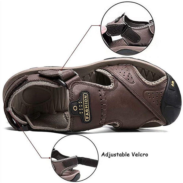 kaegreel handmade leather shoes sandals slippers 31406 dark brown