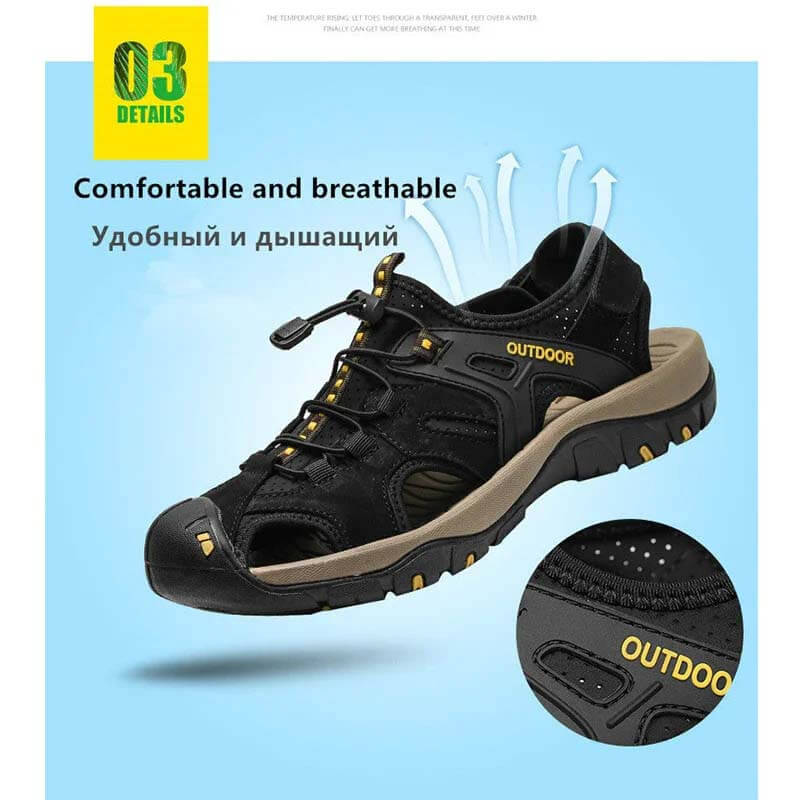 Sandales masculines Sandales de plage non glissées extérieures