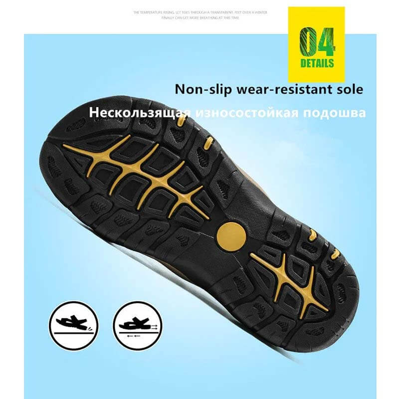 Sandales masculines Sandales de plage non glissées extérieures