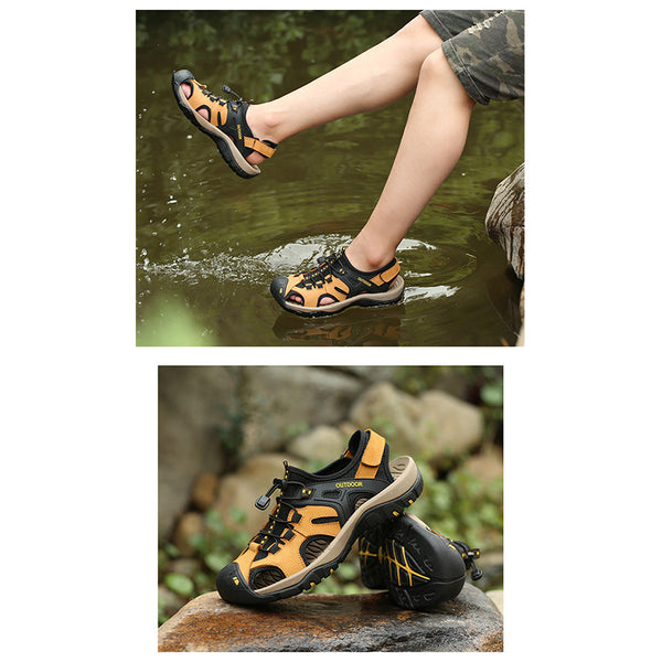 kaegreel handmade leather shoes sandals slippers 31407 yellow brown