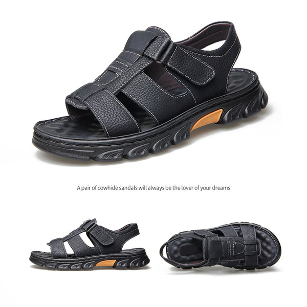 kaegreel handmade leather shoes sandals slippers 31565 black
