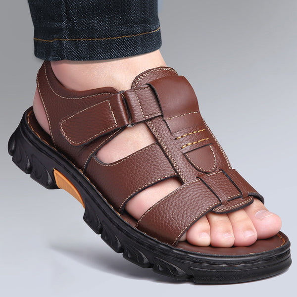 kaegreel handmade leather shoes sandals slippers 31565 brown
