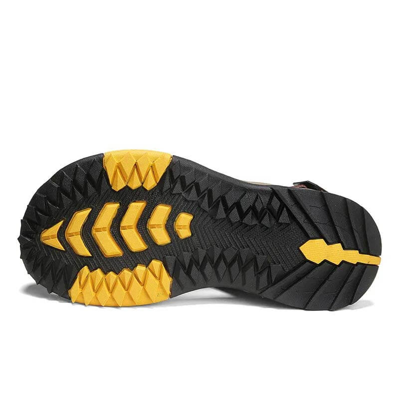 跨境大码凉鞋男 2024 夏季户外防滑包头凉鞋男士新款潮流休闲沙滩鞋