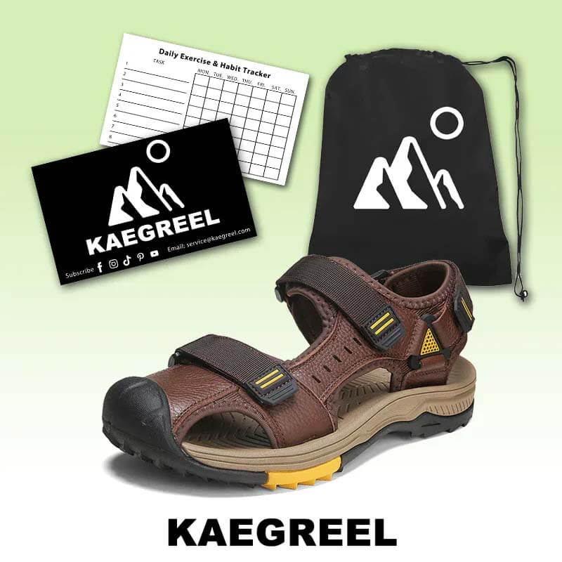 跨境大码凉鞋男 2024 夏季户外防滑包头凉鞋男士新款潮流休闲沙滩鞋