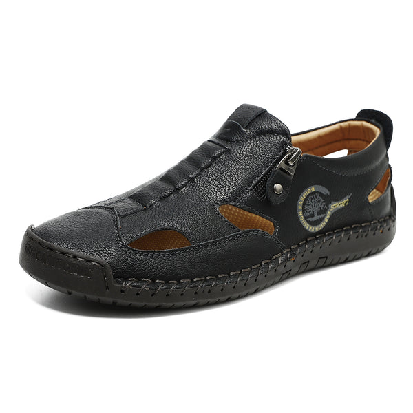 kaegreel handmade leather shoes sandals slippers 31568 black
