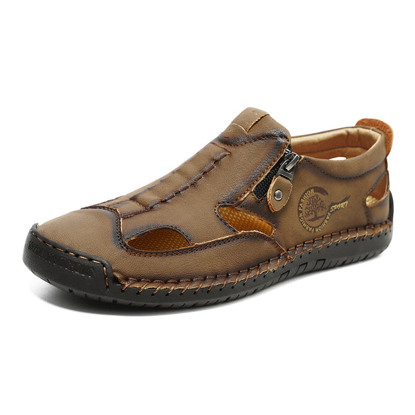 kaegreel handmade leather shoes sandals slippers 31568 brown