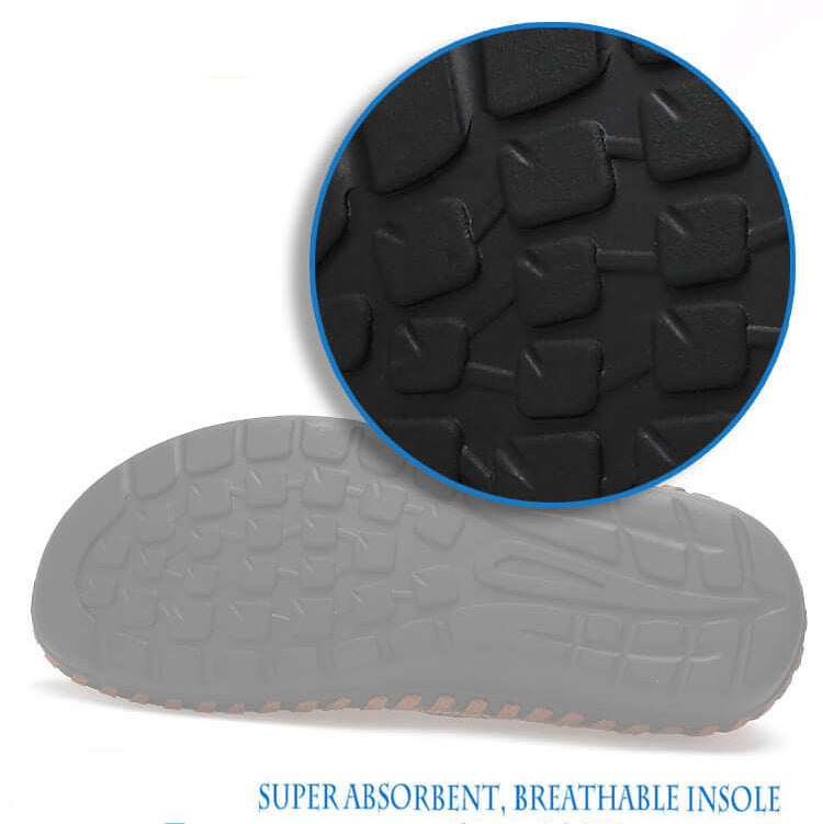 Kaegreel Men's Stitching Honeycomb Mesh Soft Loafers Breathable Outdoor Casual Shoes