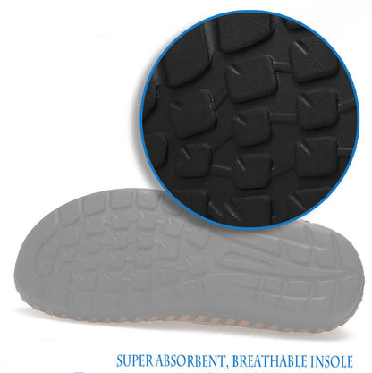 Kaegreel Men's Stitching Honeycomb Mesh Soft Loafers Breathable Outdoor Casual Shoes