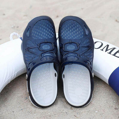 Kaegreel Hombre Hollow Out Peso ligero transpirable Playa Sandalias informales