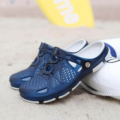 Kaegreel Hombre Hollow Out Peso ligero transpirable Playa Sandalias informales