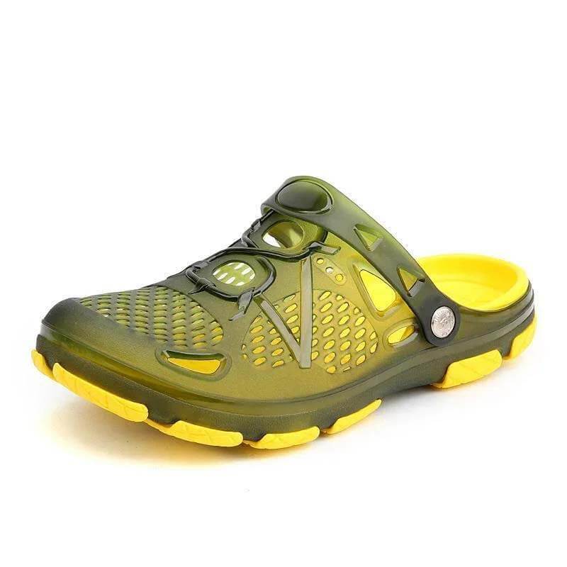 Kaegreel Hombre Hollow Out Peso ligero transpirable Playa Sandalias informales