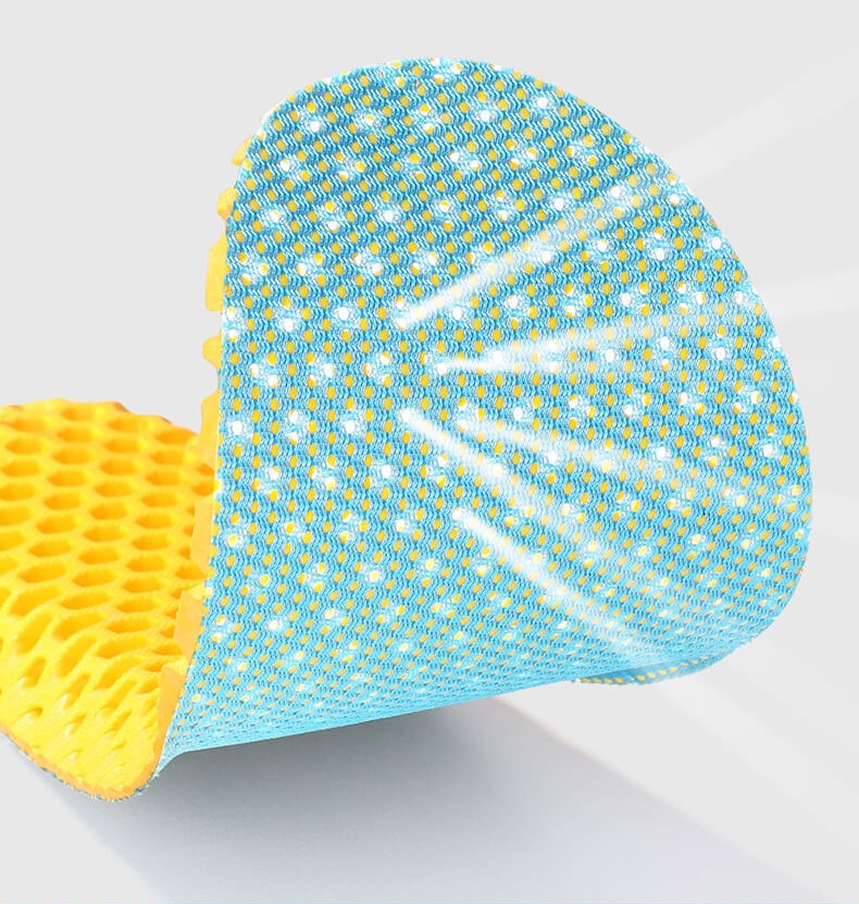 Can cut elastic breathable deodorant honeycomb mesh insole