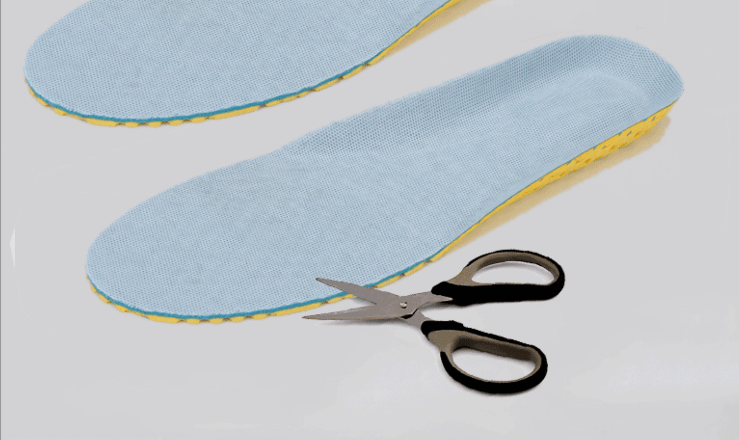 Can cut elastic breathable deodorant honeycomb mesh insole