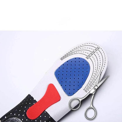 Can cut elastic breathable deodorant shock absorption thickened honeycomb mesh insole