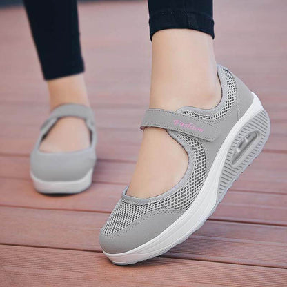 Women's Summer Breathable Mesh Fitness Sneaker Platform Sneakers
