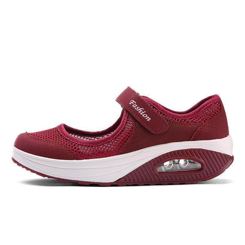 Women's Summer Breathable Mesh Fitness Sneaker Platform Sneakers