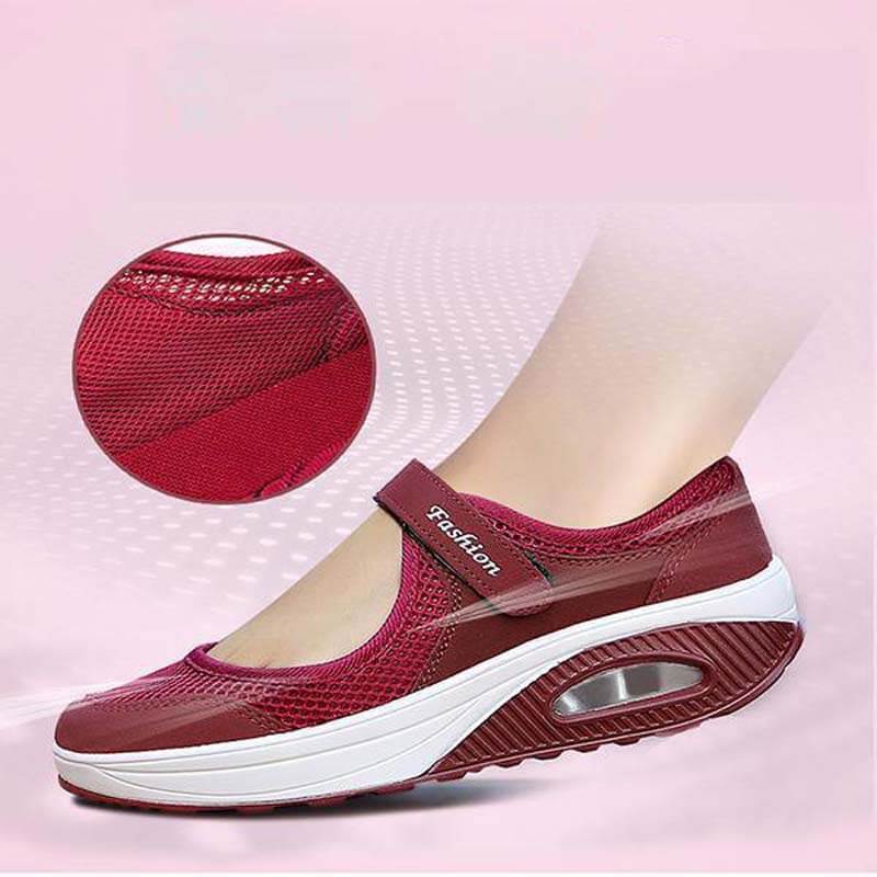 Women's Summer Breathable Mesh Fitness Sneaker Platform Sneakers