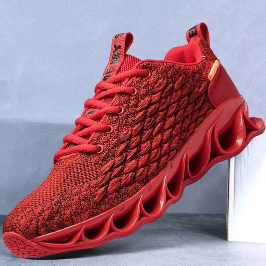 Kaegry Hommes tricotés en tissu respirant sports décontractés baskets de course