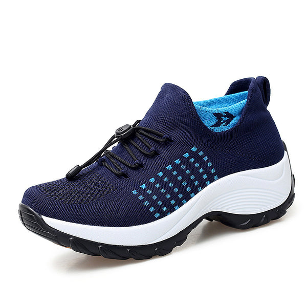 kaegreel knit shoes 31539 dark blue