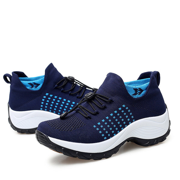 kaegreel knit shoes 31539 dark blue