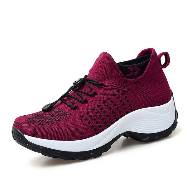 kaegreel knit shoes 31539 red