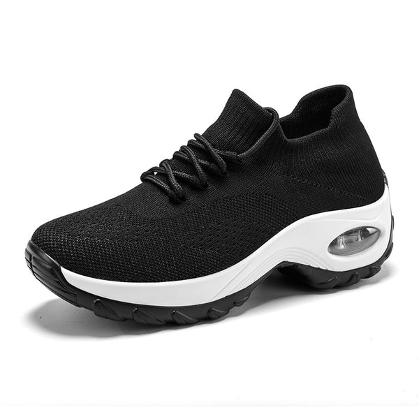 kaegreel knit shoes 31540 black and white