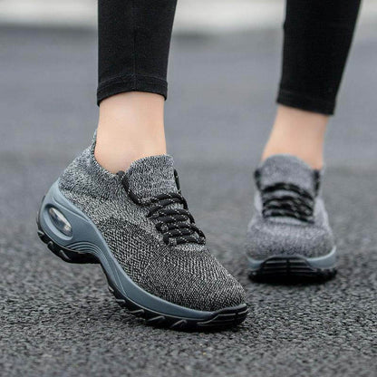 Women Sports Flying Knit Socks Shoes Casual Running Shoes