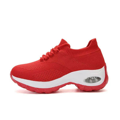 Women Sports Flying Knit Socks Shoes Casual Running Shoes