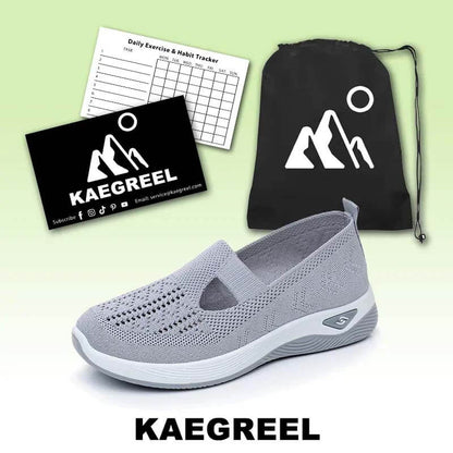 Women Summer Breathable Soft Sole Slip-on Flying Knit Shoes