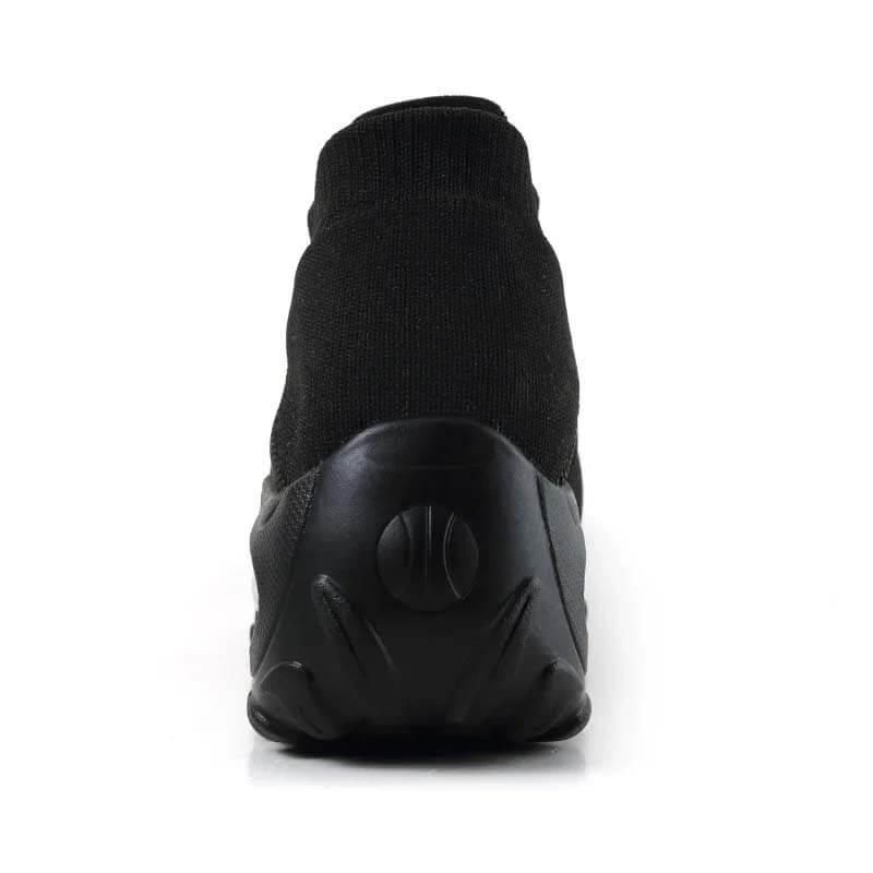 Women Flying Woven Knit Sports Slip-on Casual Shoes