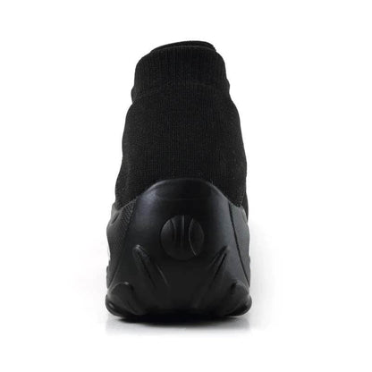 Women Flying Woven Knit Sports Slip-on Casual Shoes