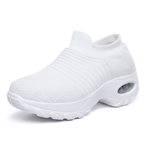 kaegreel knit shoes 31557 pure white