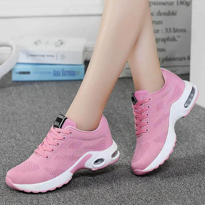 Women Spring Mesh Flying Weaving Comfortable Casual Sports Shoes