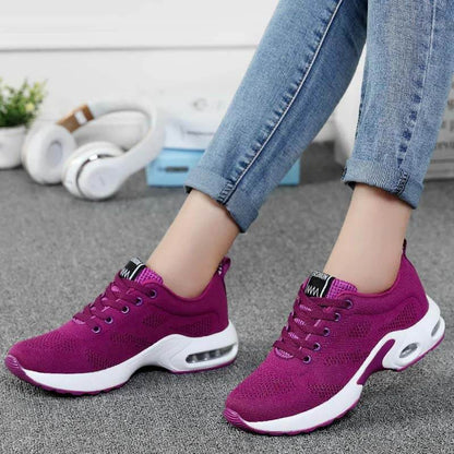 Women Spring Mesh Flying Weaving Comfortable Casual Sports Shoes