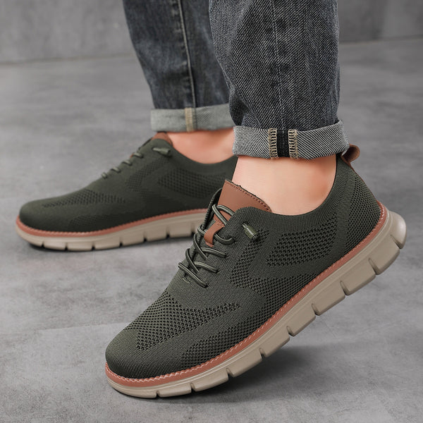 kaegreel knit shoes 31562 army green grey