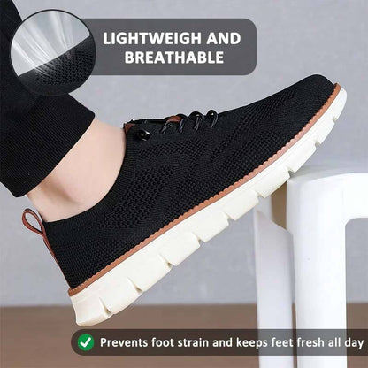 2025 新款跨境轻便系带休闲男鞋透气飞织乐福鞋男大码 Hombres mocasines