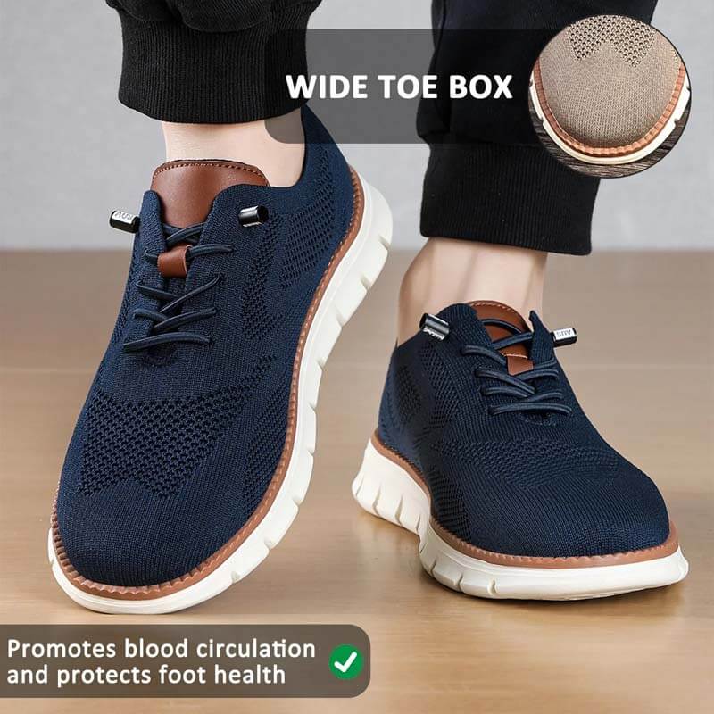 2025 新款跨境轻便系带休闲男鞋透气飞织乐福鞋男大码 Hombres mocasines