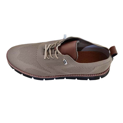 2025 新款跨境轻便系带休闲男鞋透气飞织乐福鞋男大码 mocassins pour hommes