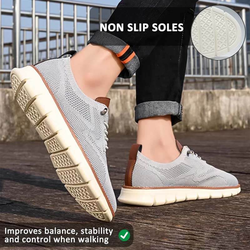 2025 新款跨境轻便系带休闲男鞋透气飞织乐福鞋男大码 Hombres mocasines