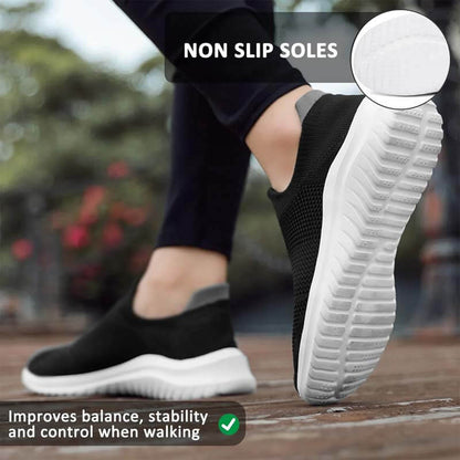 Women's Men's Flying Knit Socks Mesh Shoes Trendy Fashion Casual Sports Running Shoes (Unisex)