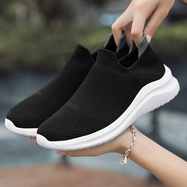 kaegreel knit shoes 31572 black and white