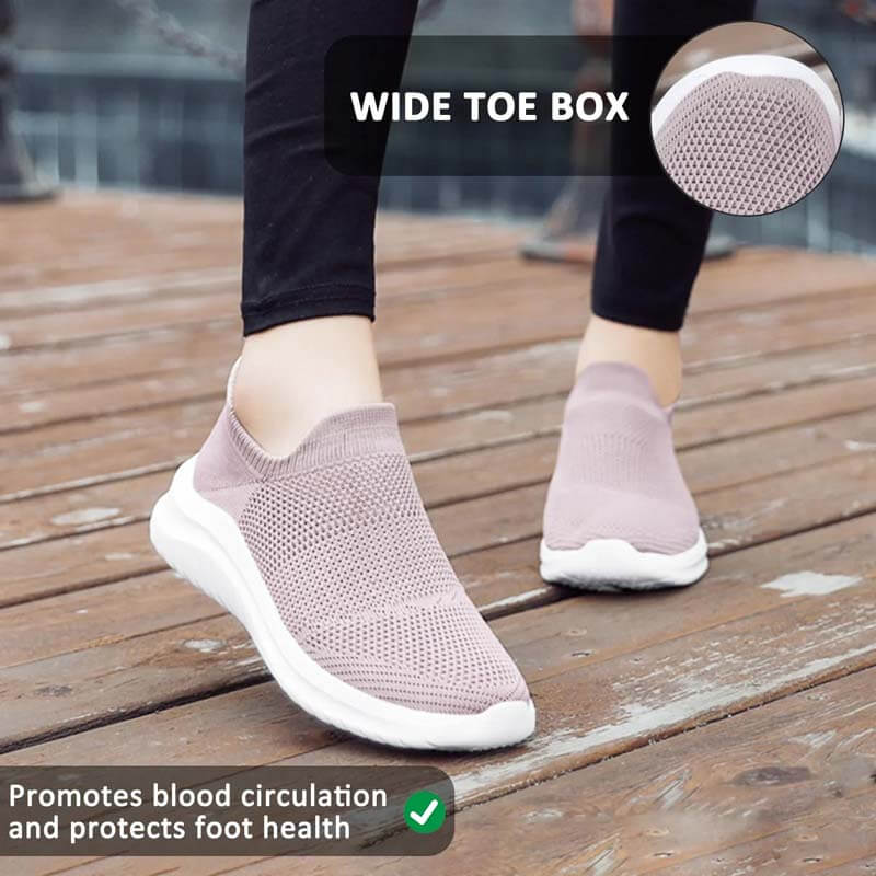 Women's Men's Flying Knit Socks Mesh Shoes Trendy Fashion Casual Sports Running Shoes (Unisex)