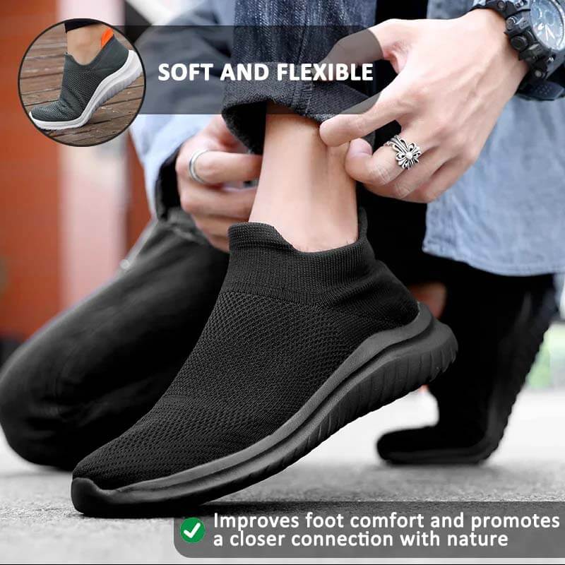 Women's Men's Flying Knit Socks Mesh Shoes Trendy Fashion Casual Sports Running Shoes (Unisex)