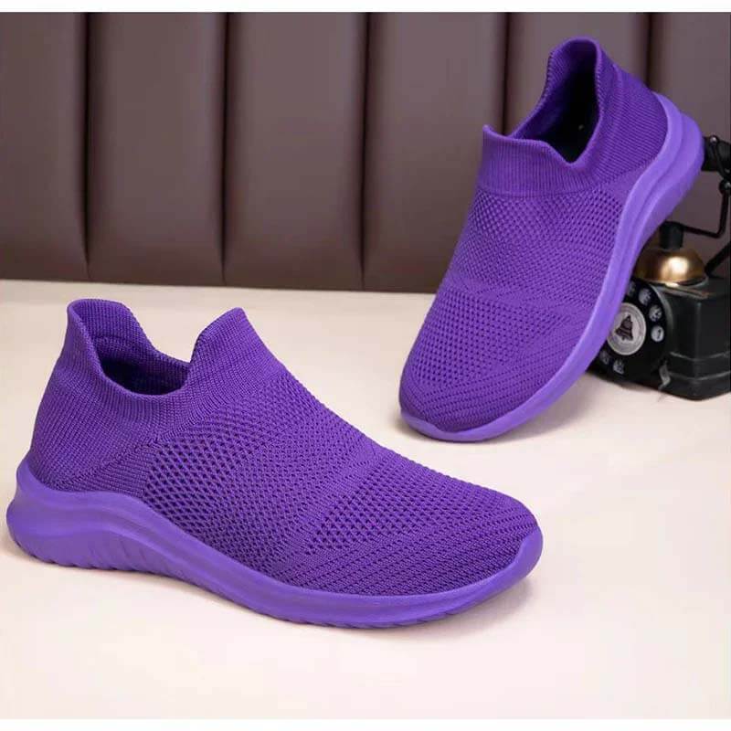 Women's Men's Flying Knit Socks Mesh Shoes Trendy Fashion Casual Sports Running Shoes (Unisex)